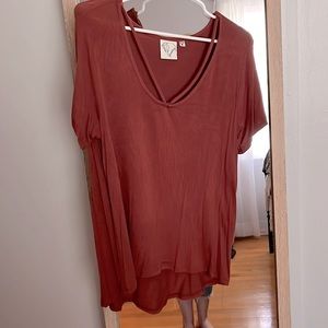 Rust colored top! Worn a couple of times!